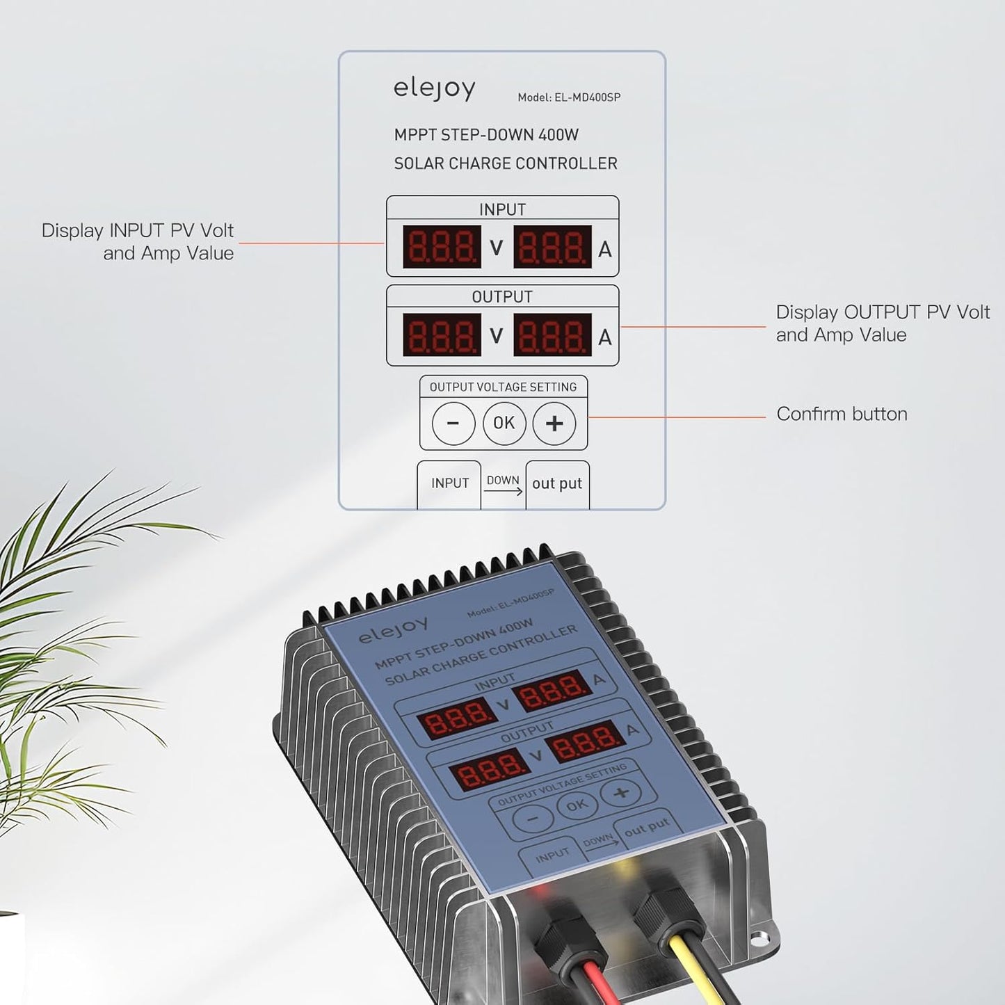 BUCK 12/24V ADJUSTABLE LED DISPLAY DC DC CONVERTER POWER CONVERTER STEP-DOWN 17-85V TO 3.3V-30V WATERPROOF
