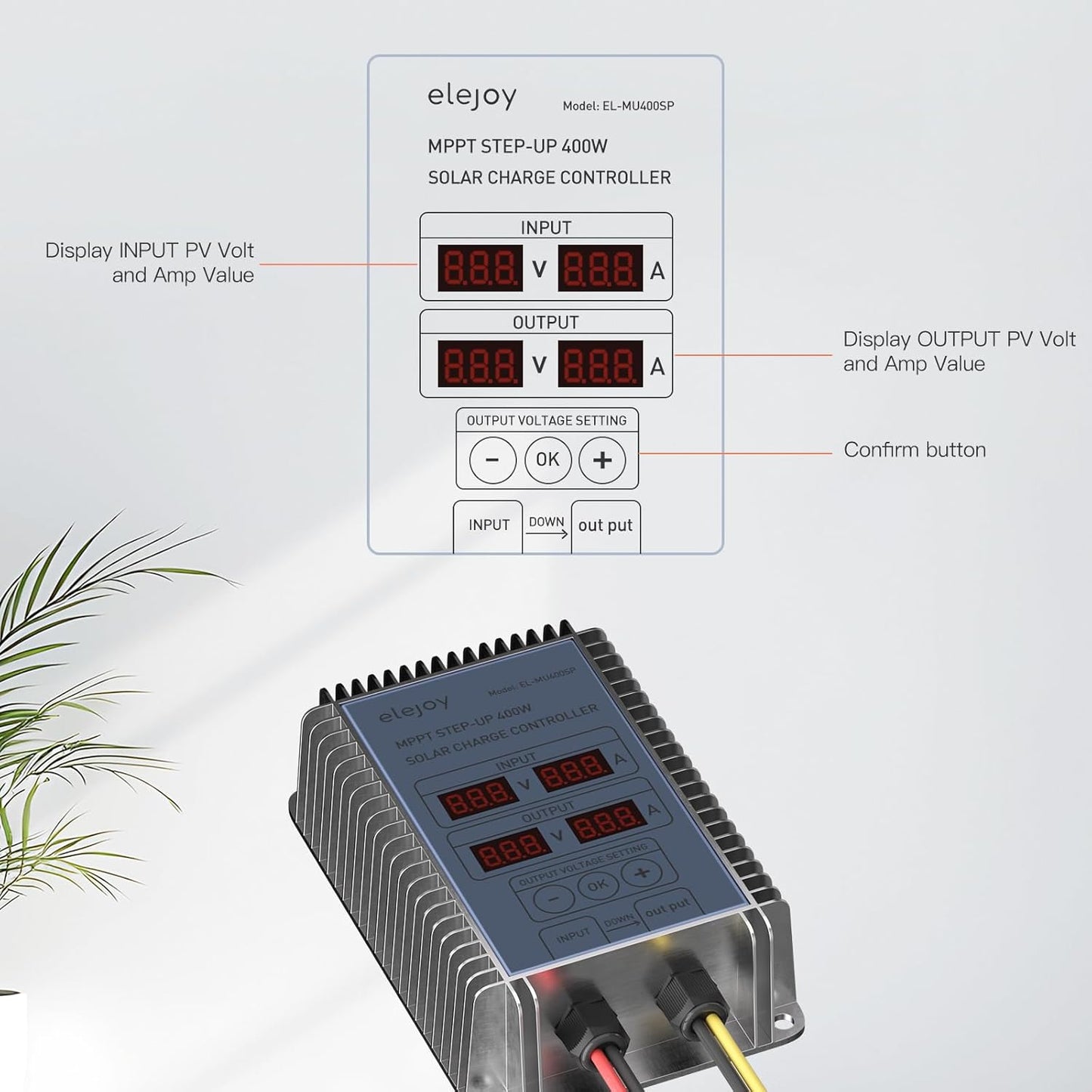 MPPT Solar Charge Controller - Step Up
