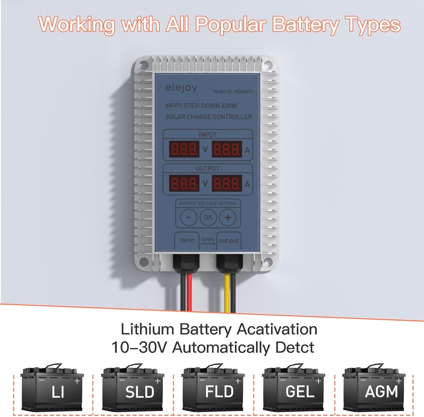 BUCK 12/24V ADJUSTABLE LED DISPLAY DC DC CONVERTER POWER CONVERTER STEP-DOWN 17-85V TO 3.3V-30V WATERPROOF