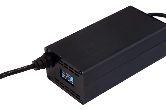 EY-BC1350W Electric OLED Smart Battery Charger Adjustable 10A 12A 15A Current for Lithium LiFePO4 Lead Acid Batteries