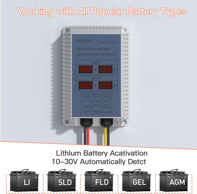 Elejoy Solar Controller MPPT Solar Charge Controllers - Step Down – elejoy