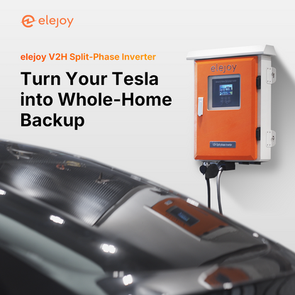 Pre-order Now | elejoy V2H, Turn Your Tesla into a Home Power Backup