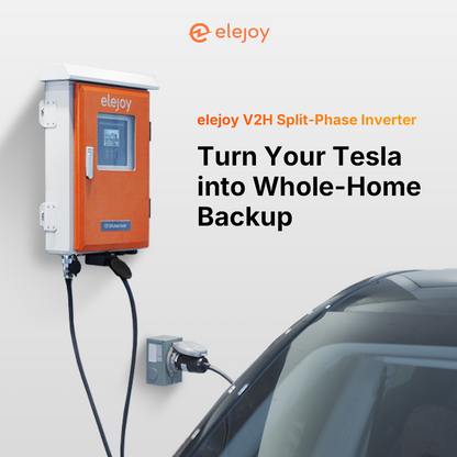 Pre-order Now | elejoy V2H, Turn Your Tesla into a Home Power Backup