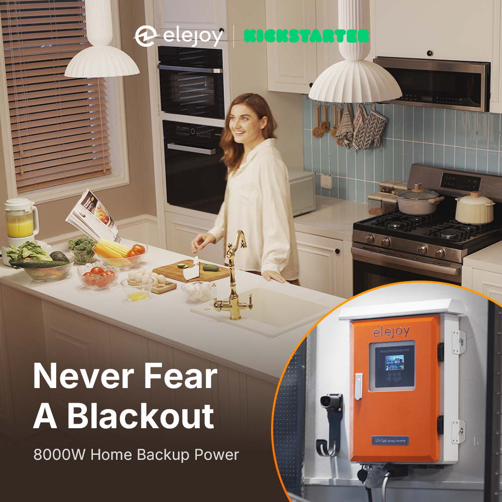 Pre-order Now | elejoy V2H, Turn Your Tesla into a Home Power Backup