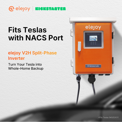 Pre-order Now | elejoy V2H, Turn Your Tesla into a Home Power Backup