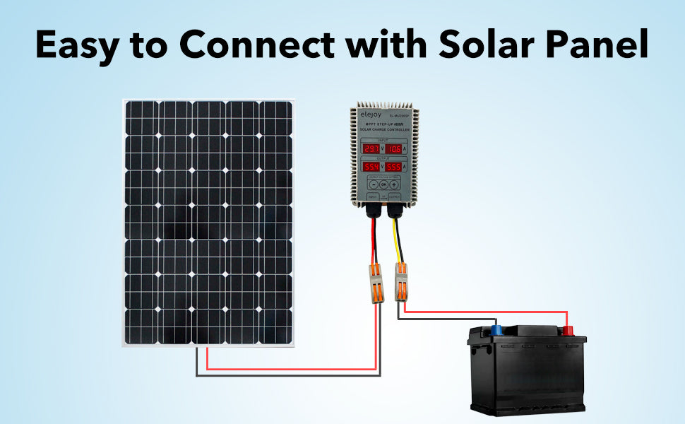 Elejoy Solar Controller MPPT Solar Charge Controller - Step Up – elejoy